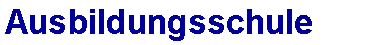 Ausbildungsschule